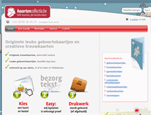 Tablet Screenshot of kaartencollectie.be